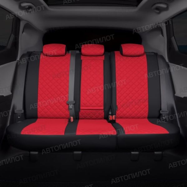 Чехлы Автопилот Экокожа Ромб на Peugeot 206 хэтчбек 1998-2009 г.в. Чехлы Автопилот Экокожа Ромб на Peugeot 206 хэтчбек 1998-2009 г.в.