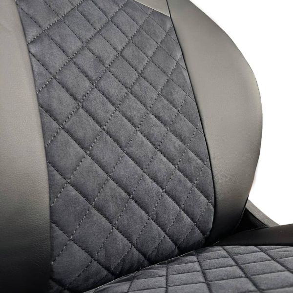 Чехлы Алькантара на KIA Seltos c 2020+ Чехлы Алькантара на KIA Seltos c 2020+