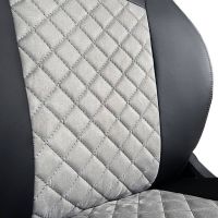 Чехлы Алькантара на KIA Seltos c 2020+ Чехлы Алькантара на KIA Seltos c 2020+