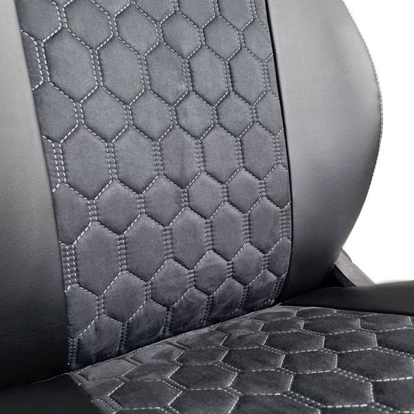 Чехлы Алькантара на KIA Seltos c 2020+ Чехлы Алькантара на KIA Seltos c 2020+