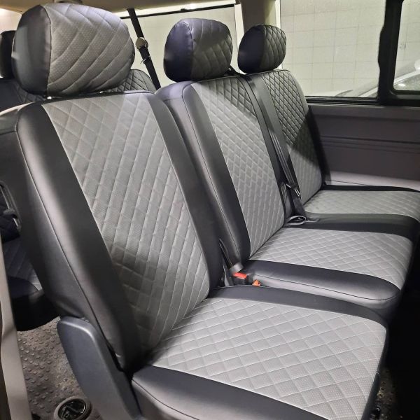 Чехлы Автопилот на Volkswagen Transporter T6 (9 мест) с 2015+ Чехлы Автопилот на Volkswagen Transporter T6 (9 мест) с 2015+