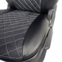 Чехлы Алькантара на KIA Seltos c 2020+ Чехлы Алькантара на KIA Seltos c 2020+