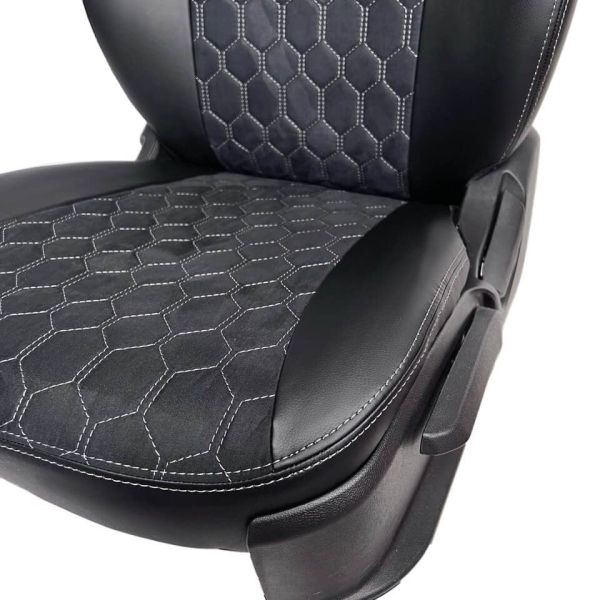 Чехлы Алькантара на KIA Seltos c 2020+ Чехлы Алькантара на KIA Seltos c 2020+